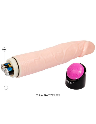 BAILE - Dildo Vibrador Realista 24 cm con Vibración y Rotación