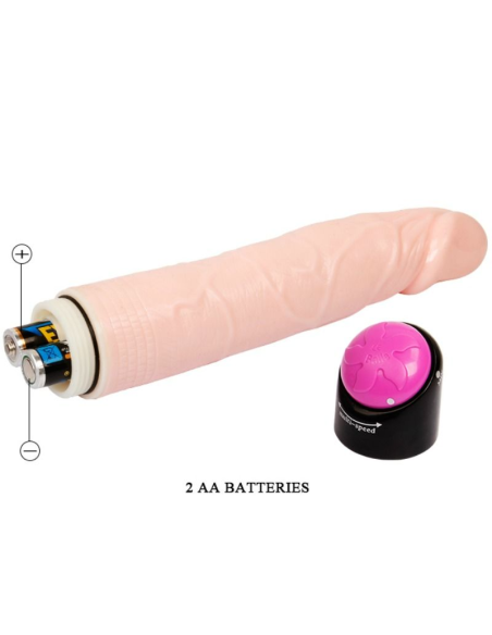 BAILE - Dildo Vibrador Realista 24 cm con Vibración y Rotación