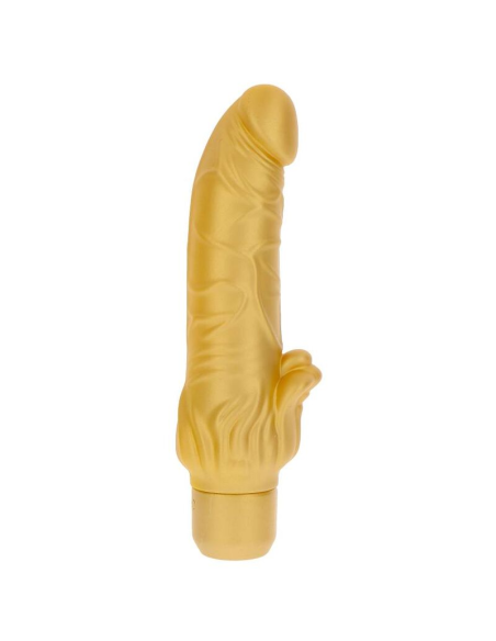 GET REAL - GOLD DICKER STIM: Vibrador Conejito Dorado