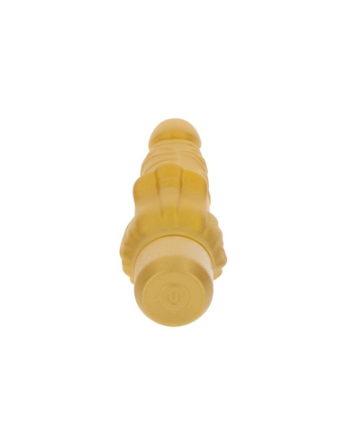 GET REAL - GOLD DICKER STIM: Vibrador Conejito Dorado