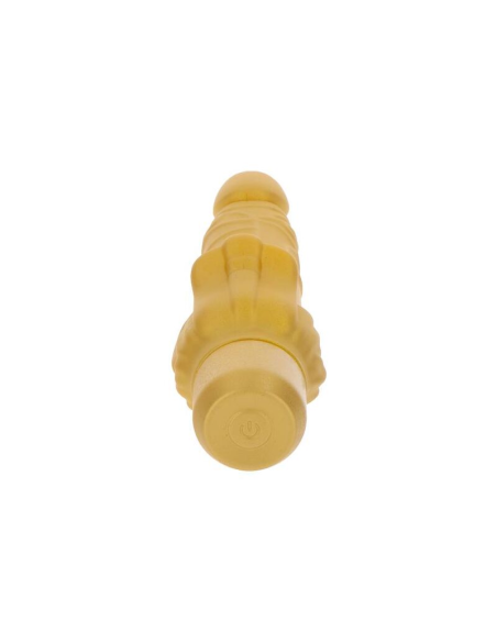 GET REAL - GOLD DICKER STIM: Vibrador Conejito Dorado