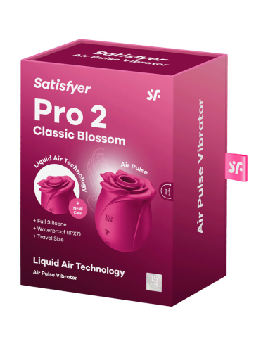 SATISFYER - AIR PULSE PRO 2 CLASSIC BLOSSOM Vibrador | SexPlace.MX