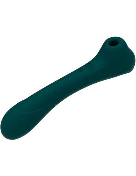 ALIVE - QUIVER Succionador y Vibrador Verde | SexPlace.MX