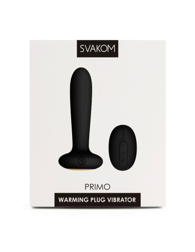 SVAKOM PRIMO - Plug Anal Calentador con Control Remoto | SEXPLACE.MX