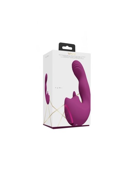 VIVE YUMI - TRIPLE MOTOR G-SPOT Vibrador y estimulador | SexPlace.MX