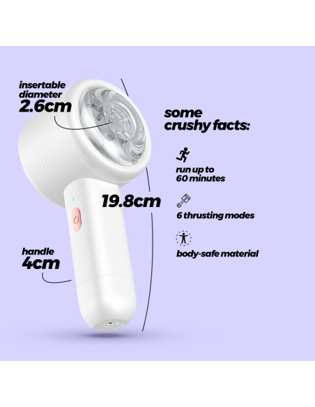 CRUSHIOUS - MAGNETUS Masturbador Recargable | SexPlace.MX