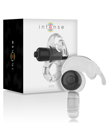 INTENSE - FRY RABBIT RING Anillo Vibrador Transparente | SexPlace.MX