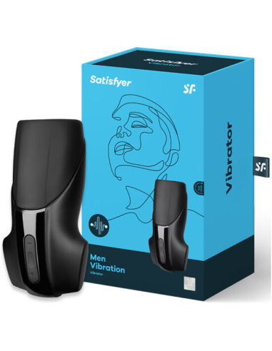 SATISFYER - MEN VIBRATION Masturbador para Pene | SexPlace.MX