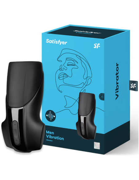 SATISFYER - MEN VIBRATION Masturbador para Pene | SexPlace.MX