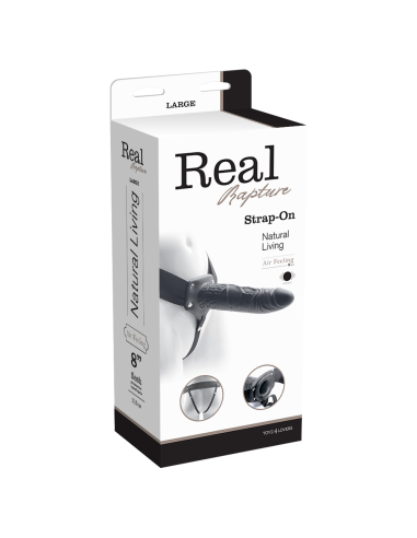 TOYZ4LOVERS - Arnés Hueco con Dildo Vibrador 20,5cm Negro| SexPlace.MX