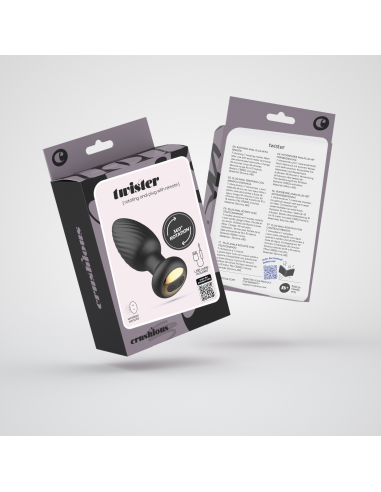 CRUSHIOUS TWISTER - Plug Anal Vibrador con Control Remoto| SEXPLACE.MX