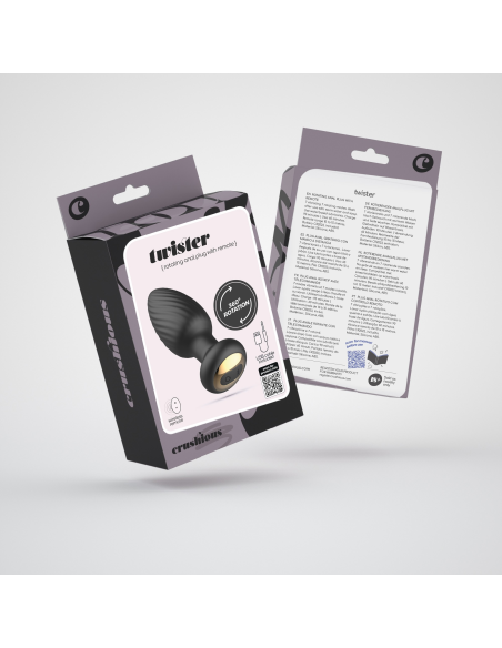 CRUSHIOUS TWISTER - Plug Anal Vibrador con Control Remoto| SEXPLACE.MX