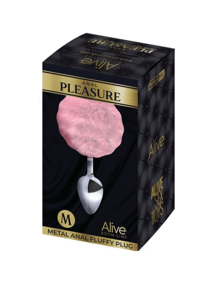 ALIVE - ANAL PLEASURE Plug Anal con Pompón LISO | SEXPLACE.MX