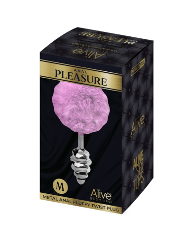 ALIVE - ANAL PLEASURE Plug Anal con Pompón ESPIRAL | SEXPLACE.MX