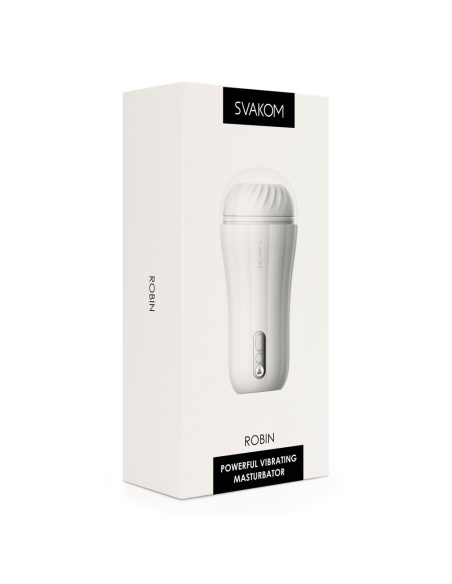 SVAKOM - ROBIN Masturbador Vibrador para Pene | SEXPLACE.MX