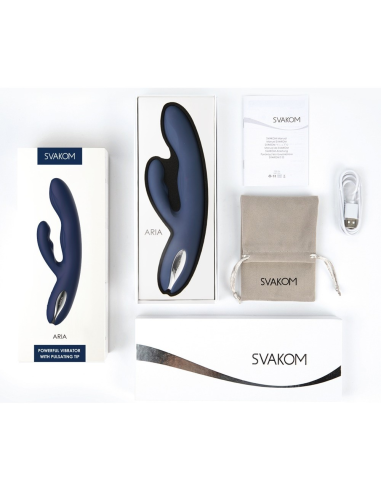 SVAKOM - AYLIN  Conejito Vibrador Pulsante | SEXPLACE.MX