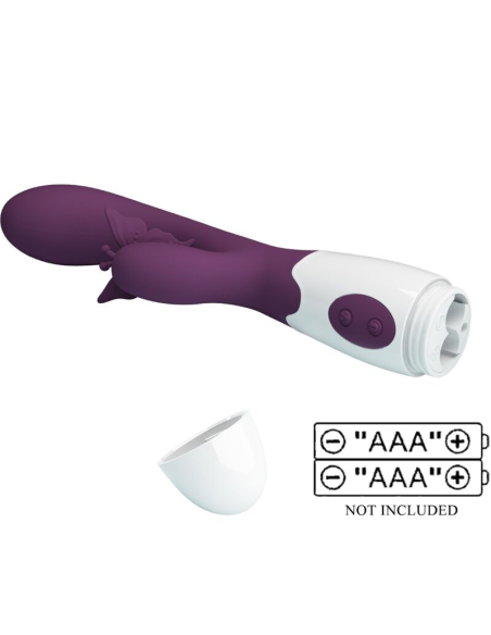 PRETTY LOVE - BUTTERFLY KISS Vibrador Conejito Y Punto G | SexPlace.MX