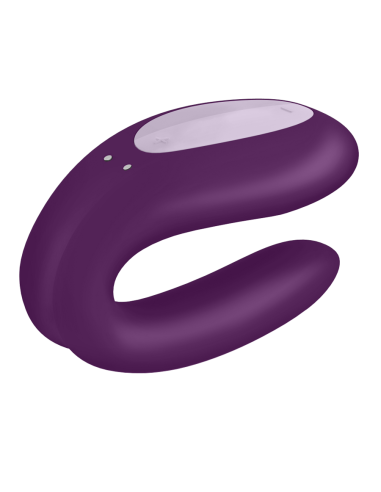 SATISFYER - Double Joy Vibrador Para Parejas App Morado | SexPlace.MX
