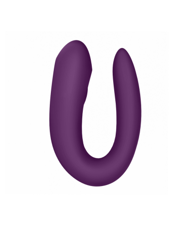 SATISFYER - Double Joy Vibrador Para Parejas App Morado | SexPlace.MX