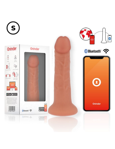 ONINDER - SMALL BOGOTÁ Dildo Vibrador 17.5 cm Con App | SexPlace.MX