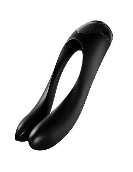 SATISFYER - CANDY CANE Vibrador Dedal Negro | SexPlace.MX
