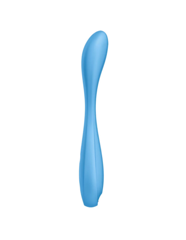 SATISFYER - G-SPOT FLEX 4+ Multi Vibrador App Azul | SexPlace.MX