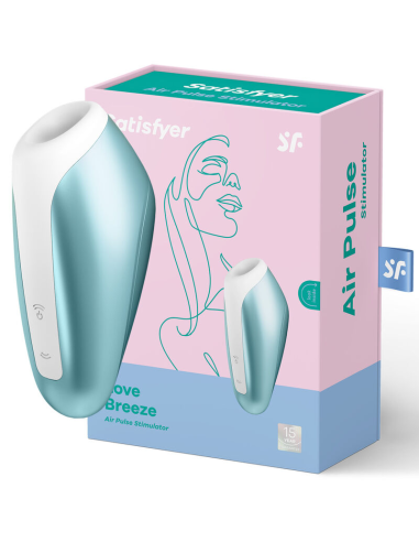 SATISFYER - LOVE BREEZE Succionador de Clítoris Ice Blue | SEXPLACE.MX