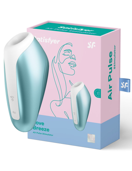 SATISFYER - LOVE BREEZE Succionador de Clítoris Ice Blue | SEXPLACE.MX
