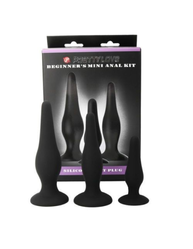 PRETTY LOVE - Kit Plugs Anales de Silicona | SEXPLACE.MX