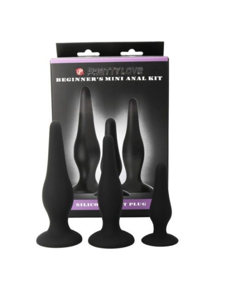 PRETTY LOVE - Kit Plugs Anales de Silicona | SEXPLACE.MX
