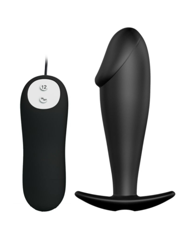 PRETTY LOVE - Plug Anal Silicona Forma Pene Y Vibración | SexPlace.MX