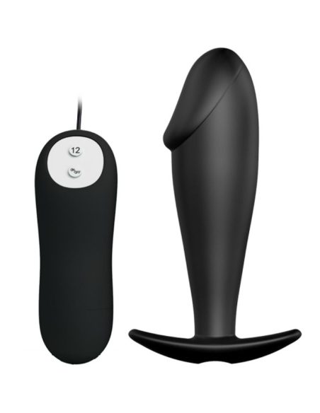 PRETTY LOVE - Plug Anal Silicona Forma Pene Y Vibración | SexPlace.MX