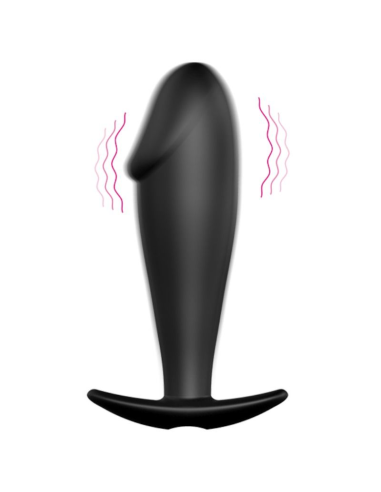 PRETTY LOVE - Plug Anal Silicona Forma Pene Y Vibración | SexPlace.MX