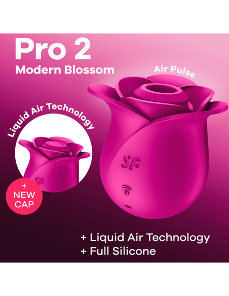 SATISFYER - AIR PULSE PRO 2 MODERN BLOSSOM Vibrador | SexPlace.MX