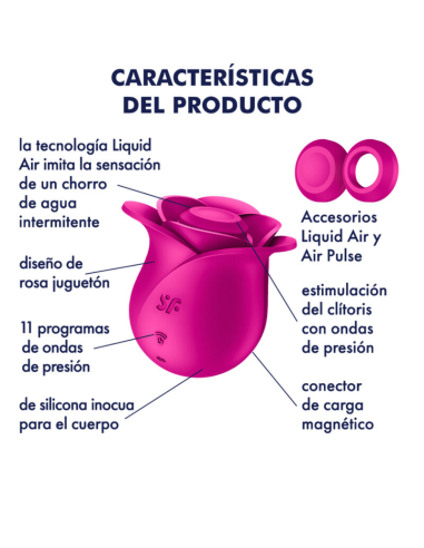 SATISFYER - AIR PULSE PRO 2 MODERN BLOSSOM Vibrador | SexPlace.MX