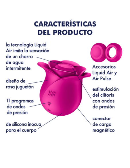 SATISFYER - AIR PULSE PRO 2 MODERN BLOSSOM Vibrador | SexPlace.MX