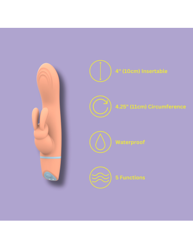 MINA - Vibrador Conejo Thrill G-Spot | SexPlace.MX
