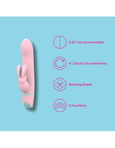 MINA - Ripple Conejito Vibrador Giratorio | SexPlace.MX