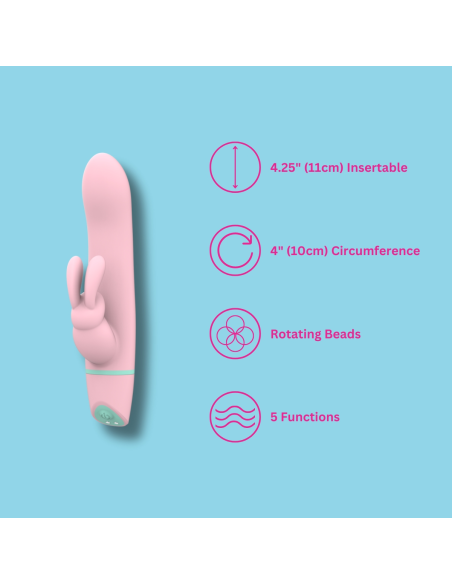 MINA - Ripple Conejito Vibrador Giratorio | SexPlace.MX