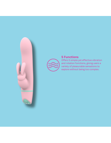 MINA - Ripple Conejito Vibrador Giratorio | SexPlace.MX