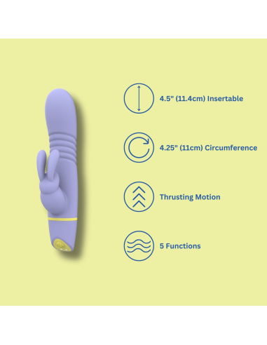 MINA - Tide Thrusting Vibrador de Conejo | SexPlace.MX