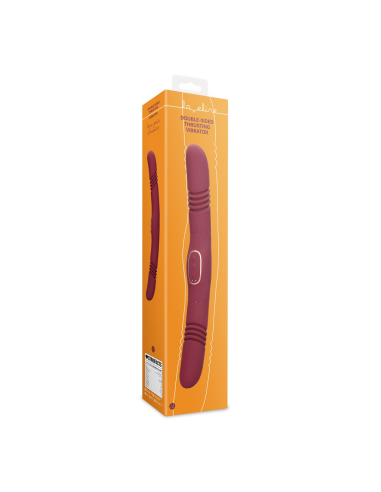 LOVELINE - Vibrador Doble con Empuje Merlot Grape | SexPlace.MX
