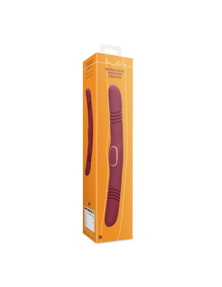LOVELINE - Vibrador Doble con Empuje Merlot Grape | SexPlace.MX