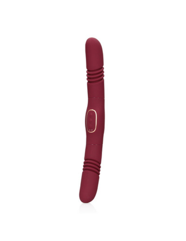 LOVELINE - Vibrador Doble con Empuje Merlot Grape | SexPlace.MX