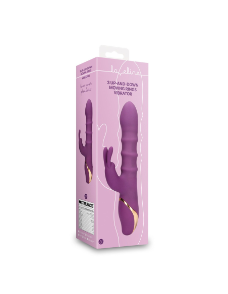 LOVELINE - Conejito Vibrador 3 Anillos Empuje Orchidee | SexPlace.MX