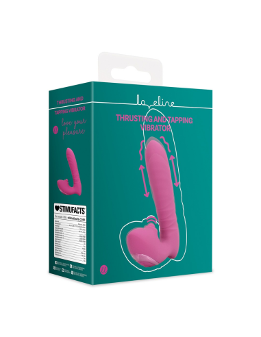 LOVELINE - Vibrador Estimulador con Empuje Rosa | SexPlace.MX