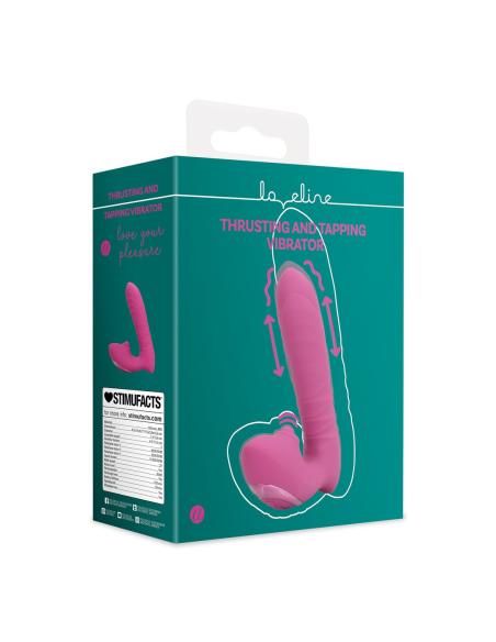 LOVELINE - Vibrador Estimulador con Empuje Rosa | SexPlace.MX