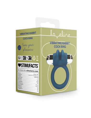 LOVELINE - Anillo Vibrador Conejo Baltic Blue | SexPlace.MX