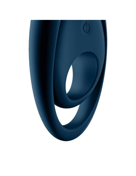 SATISFYER - GLORIOUS DUO ANILLO VIBRADOR AZUL