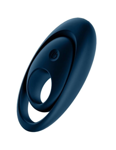 SATISFYER - GLORIOUS DUO ANILLO VIBRADOR AZUL